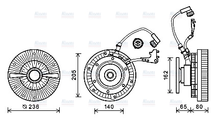 AVA Fan clutch MEC258