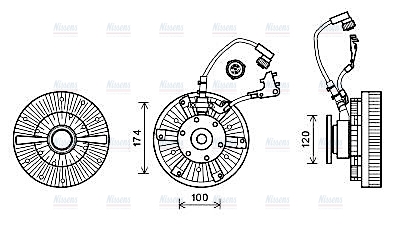 AVA Cooling Fan Clutch MEC260