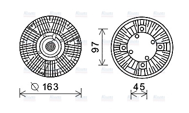 AVA Fan clutch MEC262