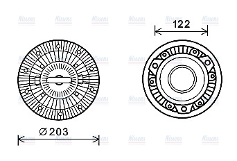 AVA Cooling Fan Clutch MEC267
