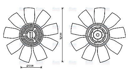 AVA Fan clutch MEF278