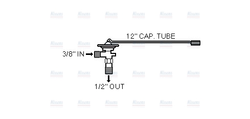 AVA Aircon Expansion Valve MF1033