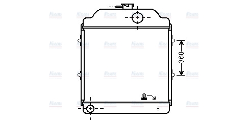 AVA Coolant Radiator MF2014