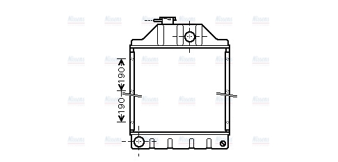 AVA Coolant Radiator MF2024