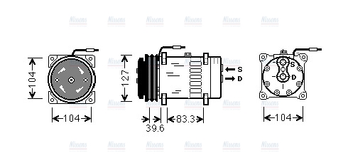 AVA Aircon Compressor MFAK002