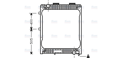 AVA Coolant Radiator MN2007