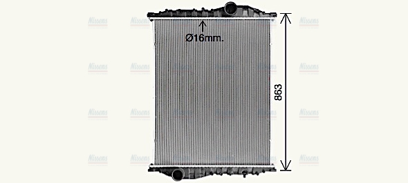 AVA Coolant Radiator MN2110N