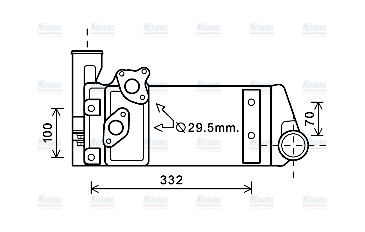 AVA Oil cooler MN3083