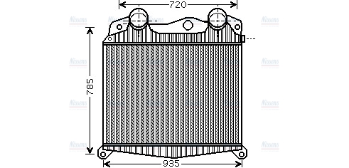 AVA Charge Air Intercooler MN4017