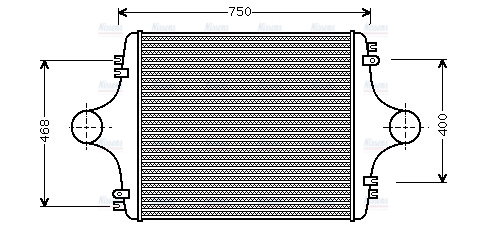 AVA Charge Air Intercooler MN4024