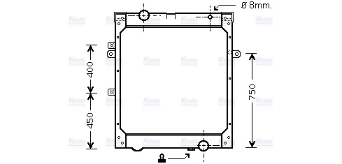 AVA Coolant Radiator MNA2001