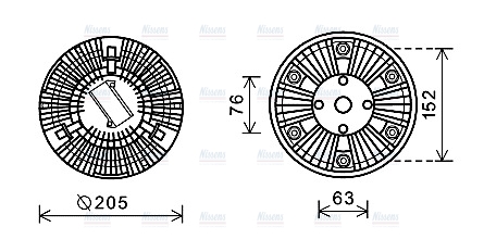 AVA Fan clutch MNC067