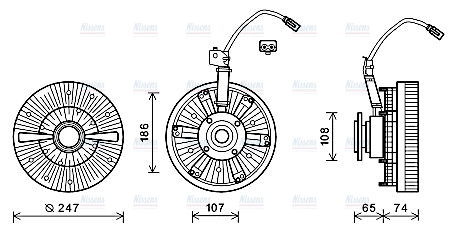 AVA Cooling Fan Clutch MNC070