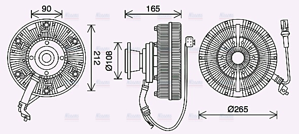 AVA Fan clutch MNC094