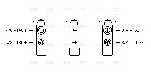 AVA Aircon Expansion Valve MS1113