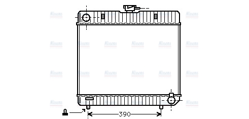 AVA Coolant Radiator MS2042