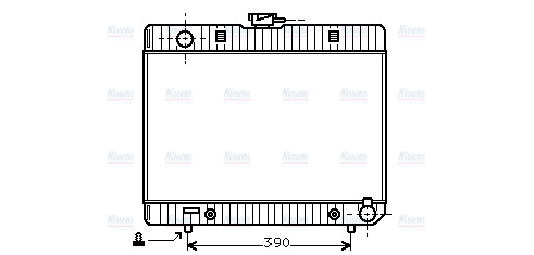 AVA Coolant Radiator MS2048