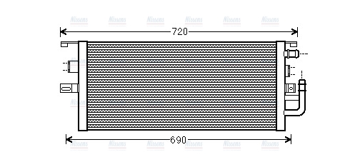 AVA Coolant Radiator MS2479