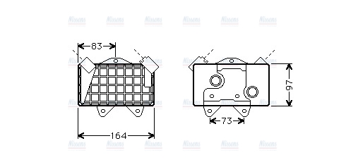 AVA Oil Cooler MS3240
