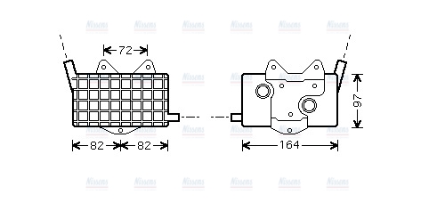 AVA Oil Cooler MS3294