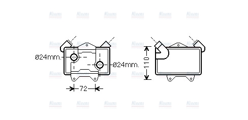 AVA Oil Cooler MS3477