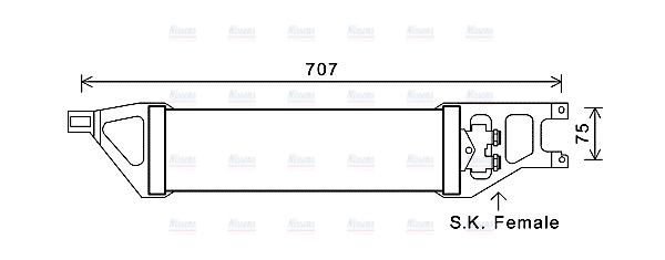 AVA Oil Cooler MS3539