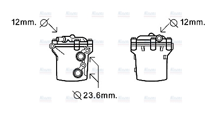 AVA Oil cooler MS3541