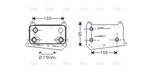 AVA Oil Cooler MS3552
