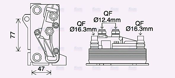 AVA Oil Cooler MS3714