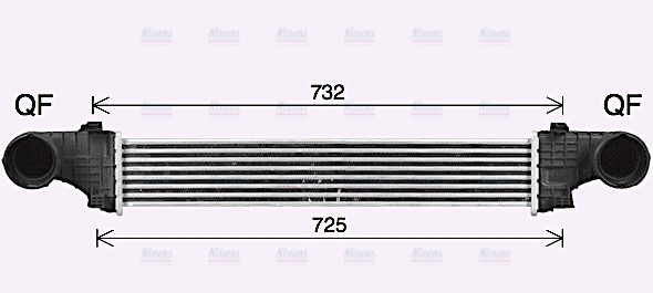 AVA Charge Air Intercooler MS4726