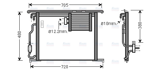 AVA Aircon Condenser MS5467