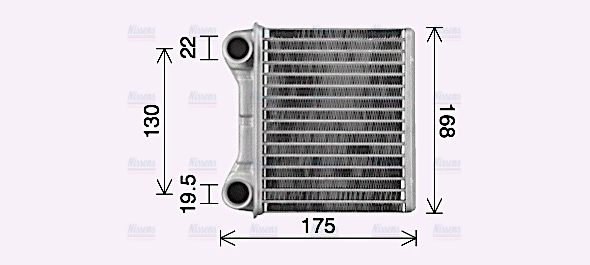 AVA Cabin Heater Core MS6762