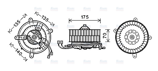 AVA Blower Fan MS8606