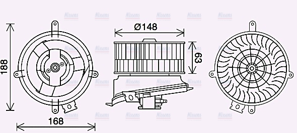 AVA Blower Fan MS8711