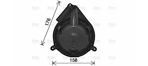 AVA Cabin Fan Blower Motor MS8715