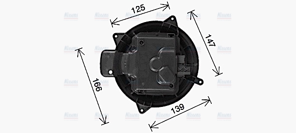 AVA Cabin Fan Blower Motor MS8765