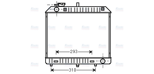AVA Coolant Radiator MSA2127