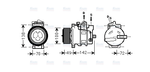 AVA Aircon Compressor MSAK566
