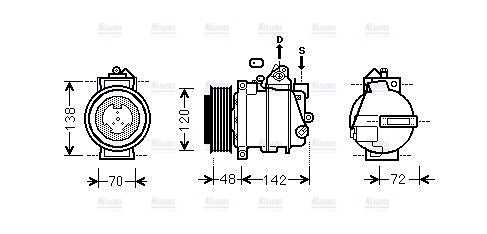 AVA Aircon Compressor MSAK567