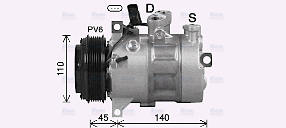 AVA Aircon Compressor MSAK747