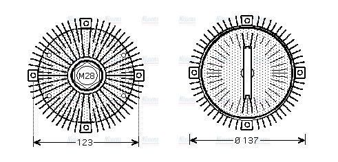 AVA Fan clutch MSC411