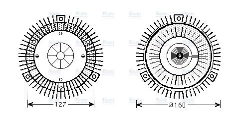 AVA Fan clutch MSC423