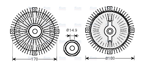 AVA Cooling Fan Clutch MSC466