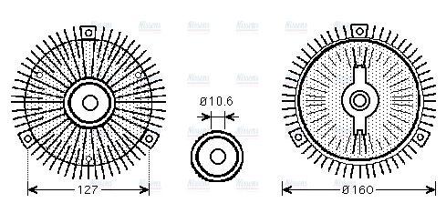 AVA Cooling Fan Clutch MSC489