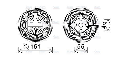 AVA Cooling Fan Clutch MSC497