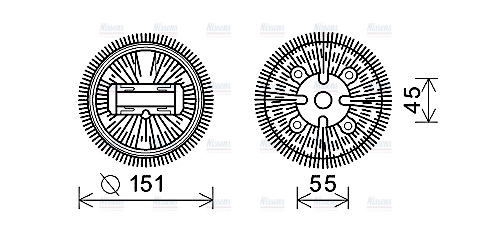 AVA Cooling Fan Clutch MSC498