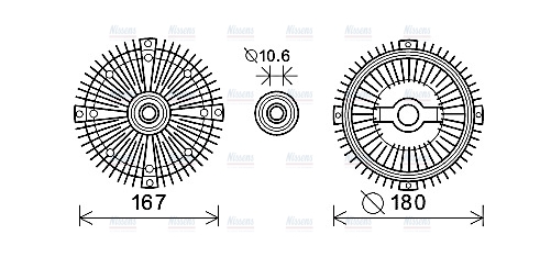 AVA Cooling Fan Clutch MSC499