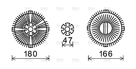 AVA Fan clutch MSC527