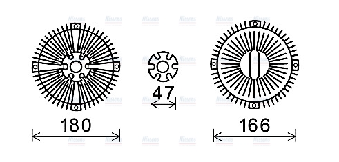 AVA Fan clutch MSC529