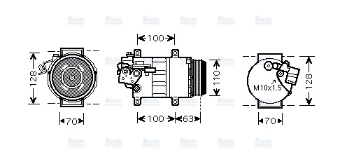 AVA Aircon Compressor MSK434